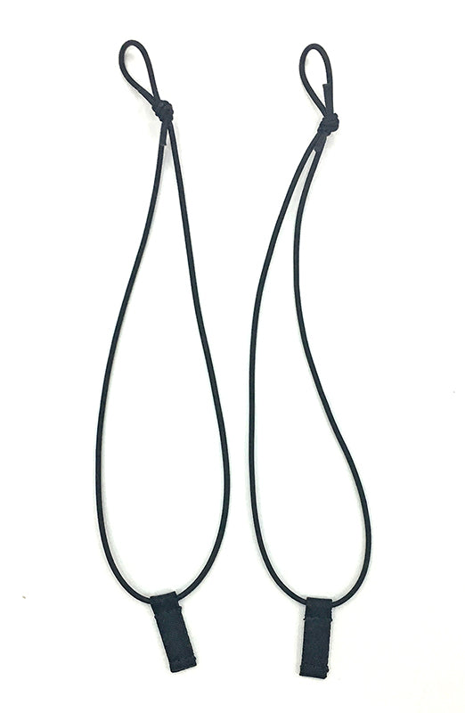 Ozone Soft Bar End Bungees (pair, for Black/Blue soft bar end bars)