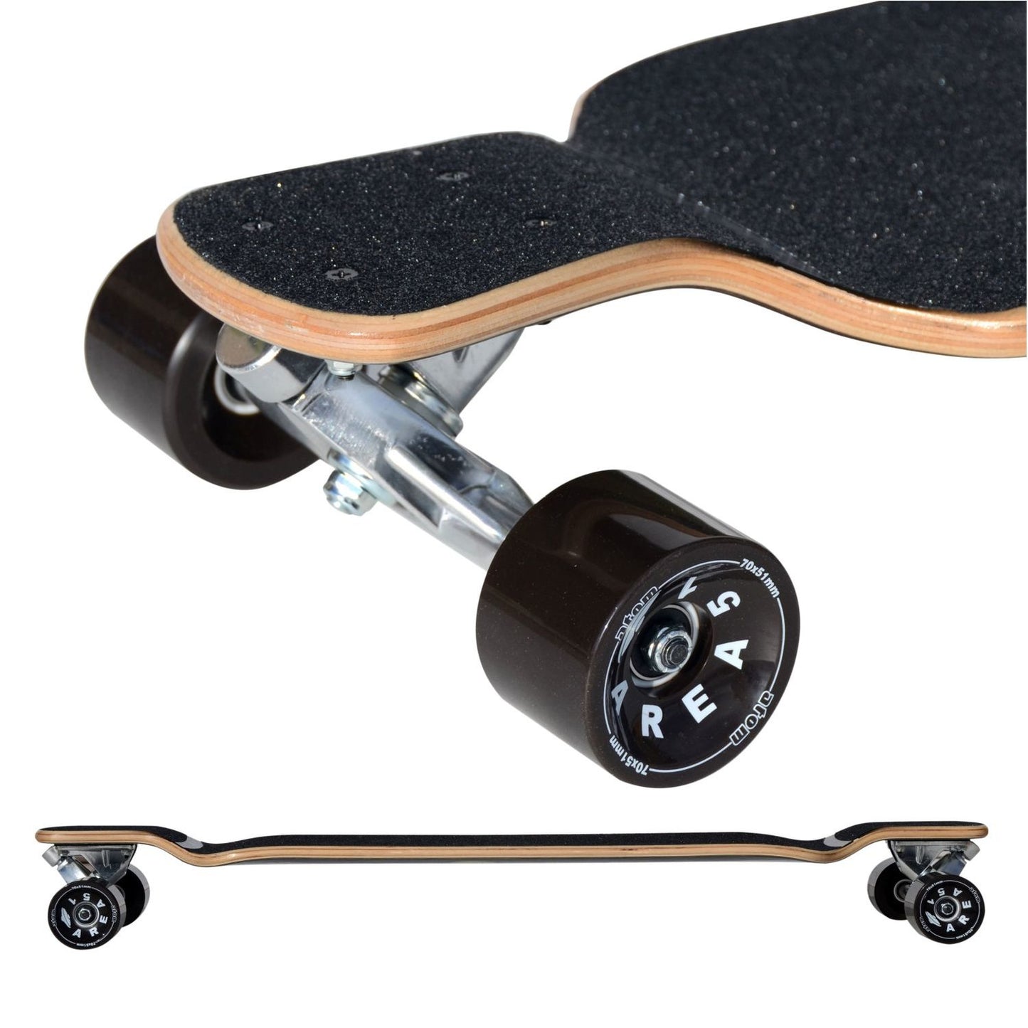 Atom Micro Drop Longboard - 39 Inch - Artisan Brown