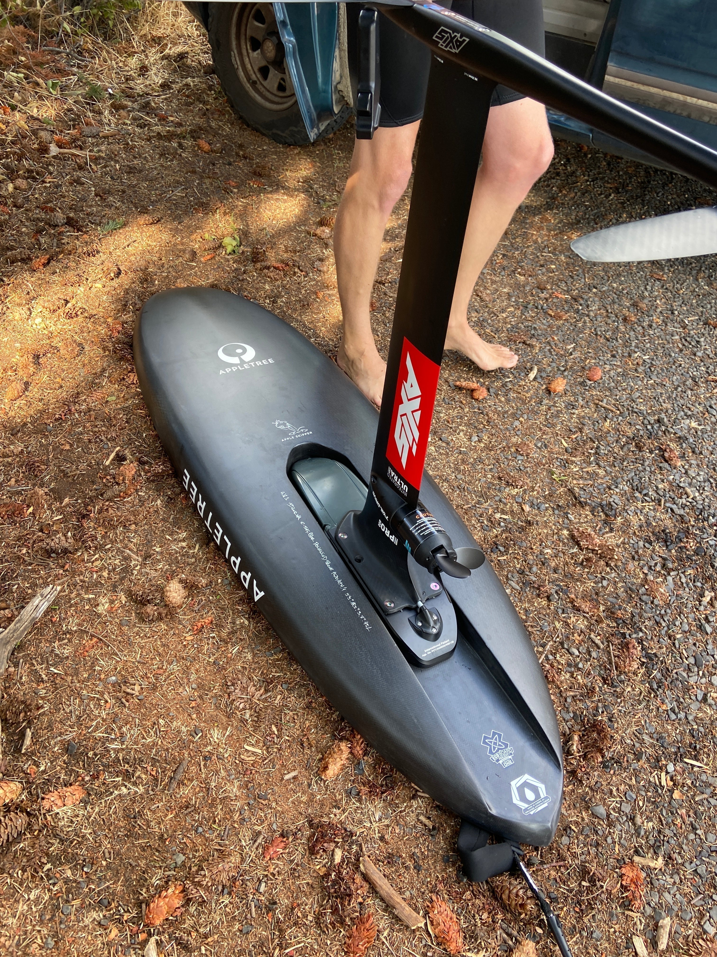 Appletree Zapple: The FoilDrive Trench Board | New Rock Surf