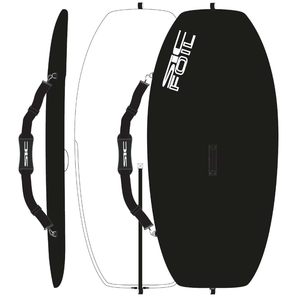 SIC Foil Board Bag's — 3Faces