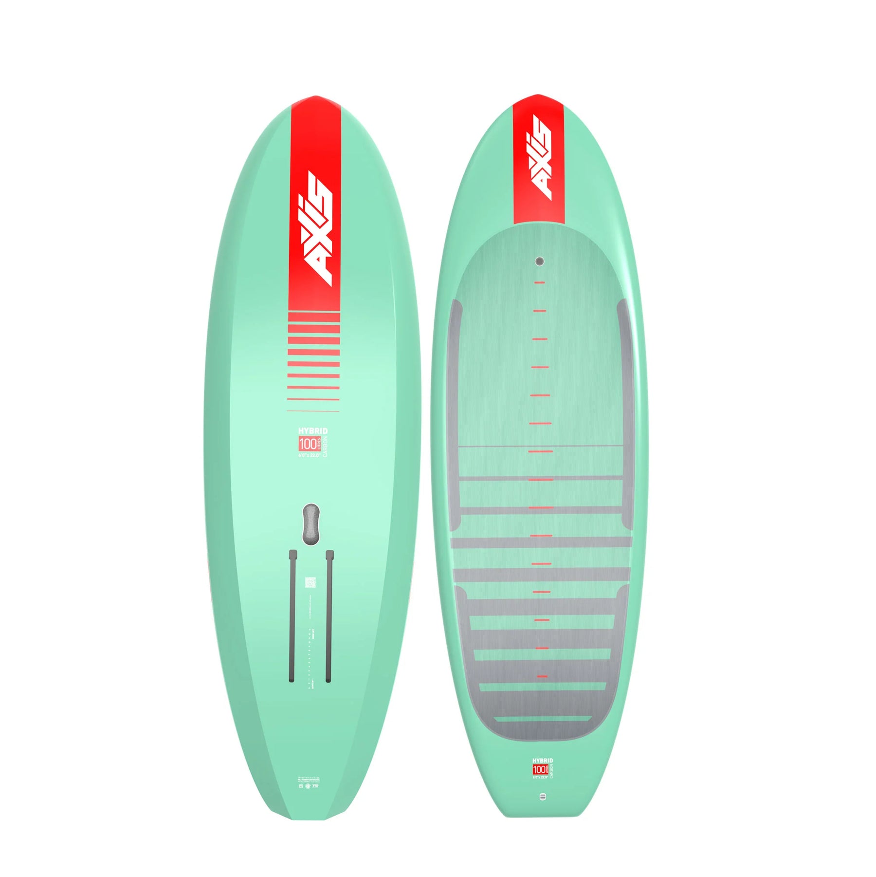 AXIS Hybrid Carbon Foilboard — 100L x 6'0" x 22"