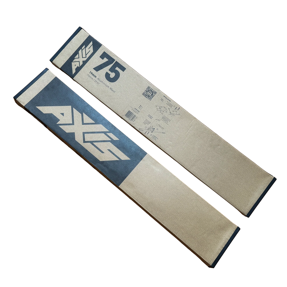 AXIS Black Aluminium Surf Foil Masts - 19mm