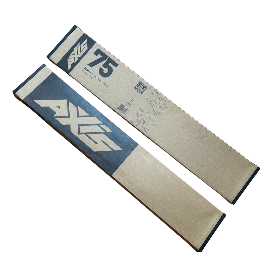AXIS Black Aluminium Surf Foil Masts - 19mm