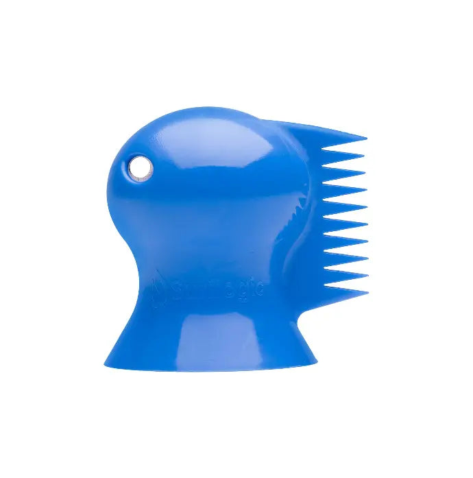 Surflogic Wax Dino Scraper — Cyan