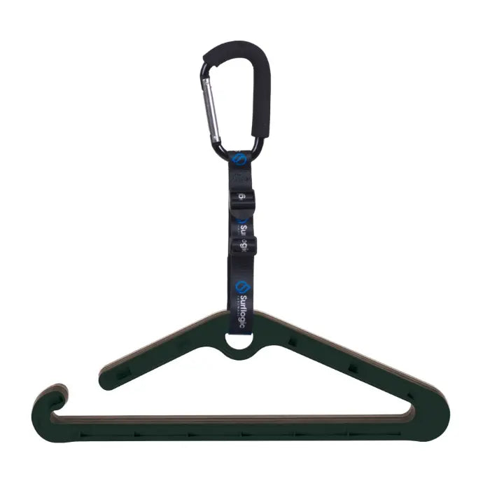 Surflogic Wetsuit Hanger Double System — Black — Black