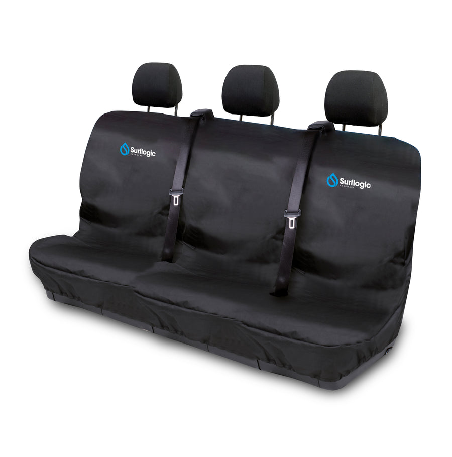 Surflogic Waterproof Car Seat Cover Triple — Black