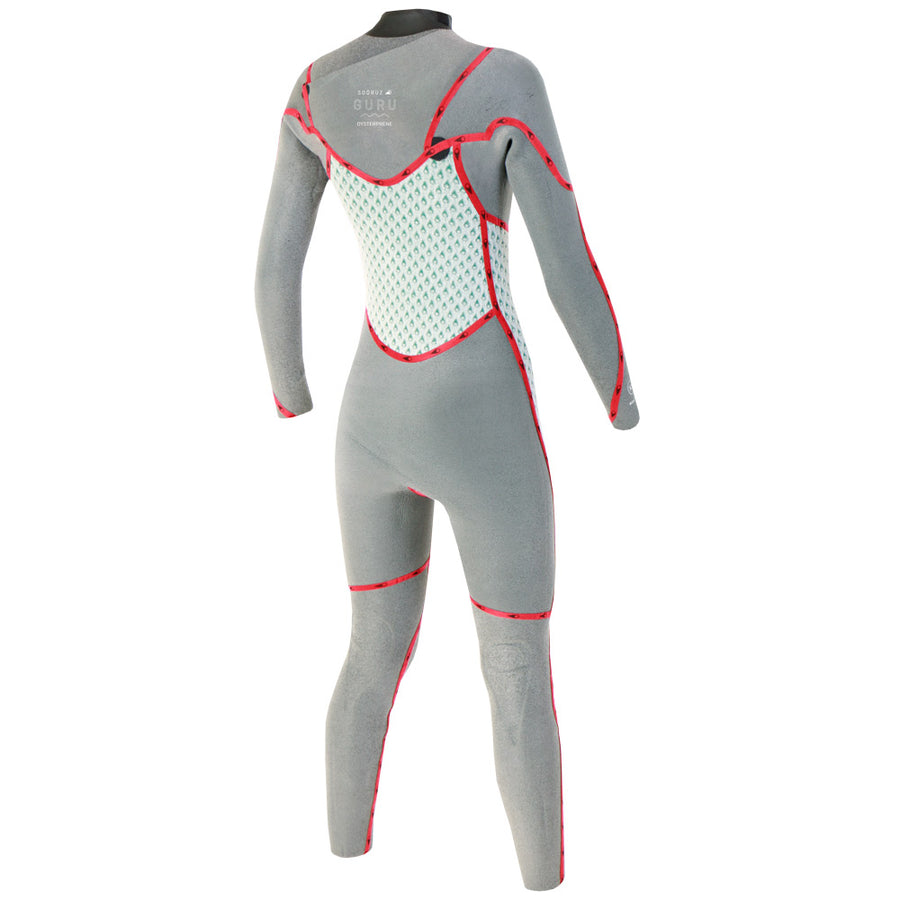 Sooruz Fullsuit Women's 5/4/3 CZ Guru Pro (H23) — E23 Combinaison Surf Inside