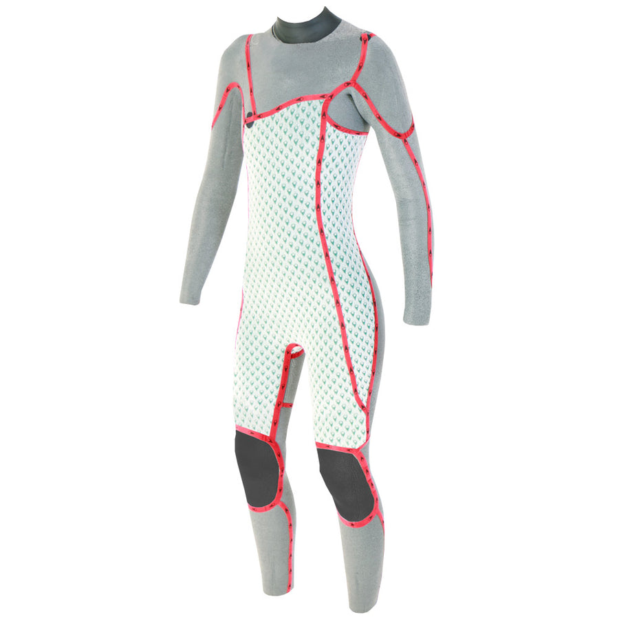 Sooruz Fullsuit Women's 5/4/3 CZ Guru Pro (H23) — E23 Combinaison Surf Inside