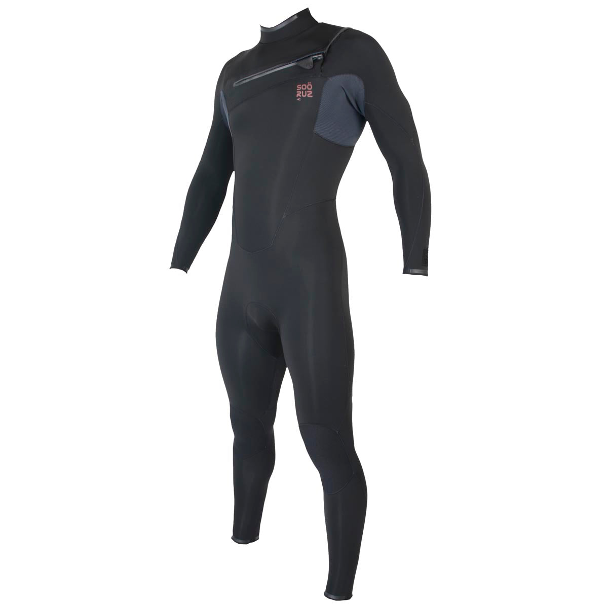Sooruz FIGHTER 4/3mm Men's Fullsuit Chest Zip - Black (S5)