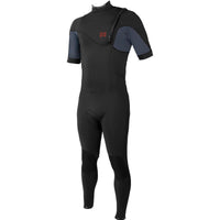 Sooruz Springsuit Men 2/2 SS ZF FIGHTER - Men - Black — E25Mw Combinaison Surf Semidry