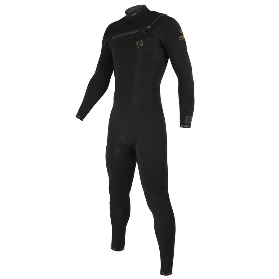 Sooruz FIGHTER 4/3mm Men's Fullsuit Chest Zip - Black
