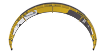 Ozone Edge VT Ultra-X — Carbongrey Yellow White