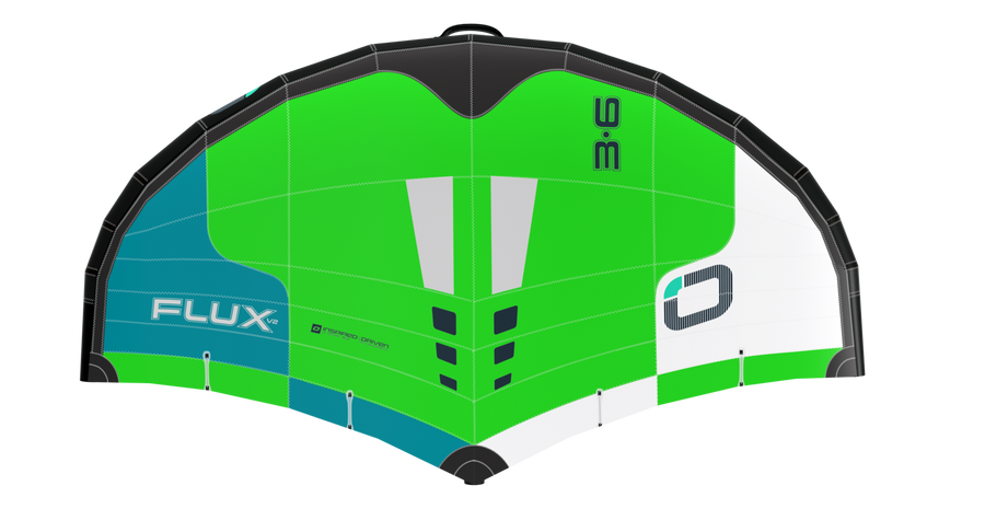 Ozone Flux V2 — Emerald Green White — 3.0m / Bright Green/Emerald