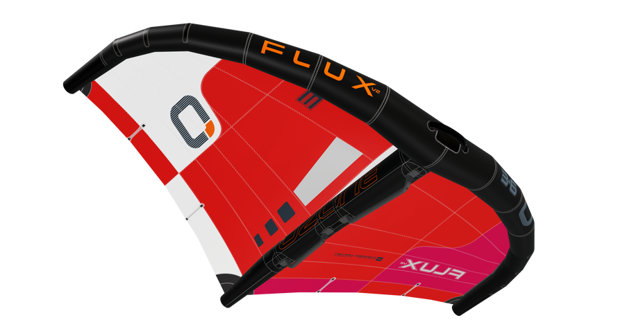 Ozone Flux V2 — Rubinered Red White