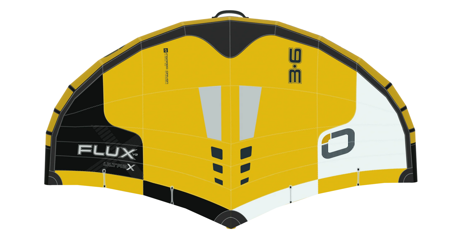 Ozone Flux V2 - Ultra-X - 6.5m - Yellow - Ex Demo — Black White