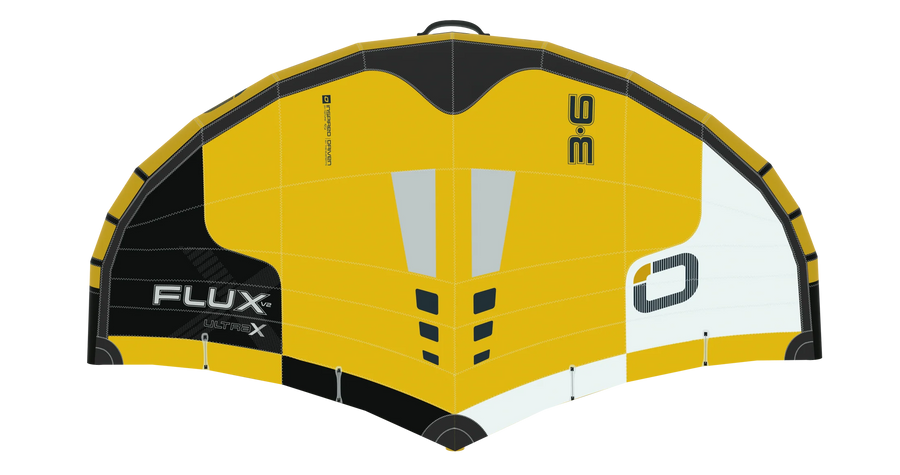 Ozone Flux V2 - Ultra-X - 6.5m - Yellow - Ex Demo — Black White