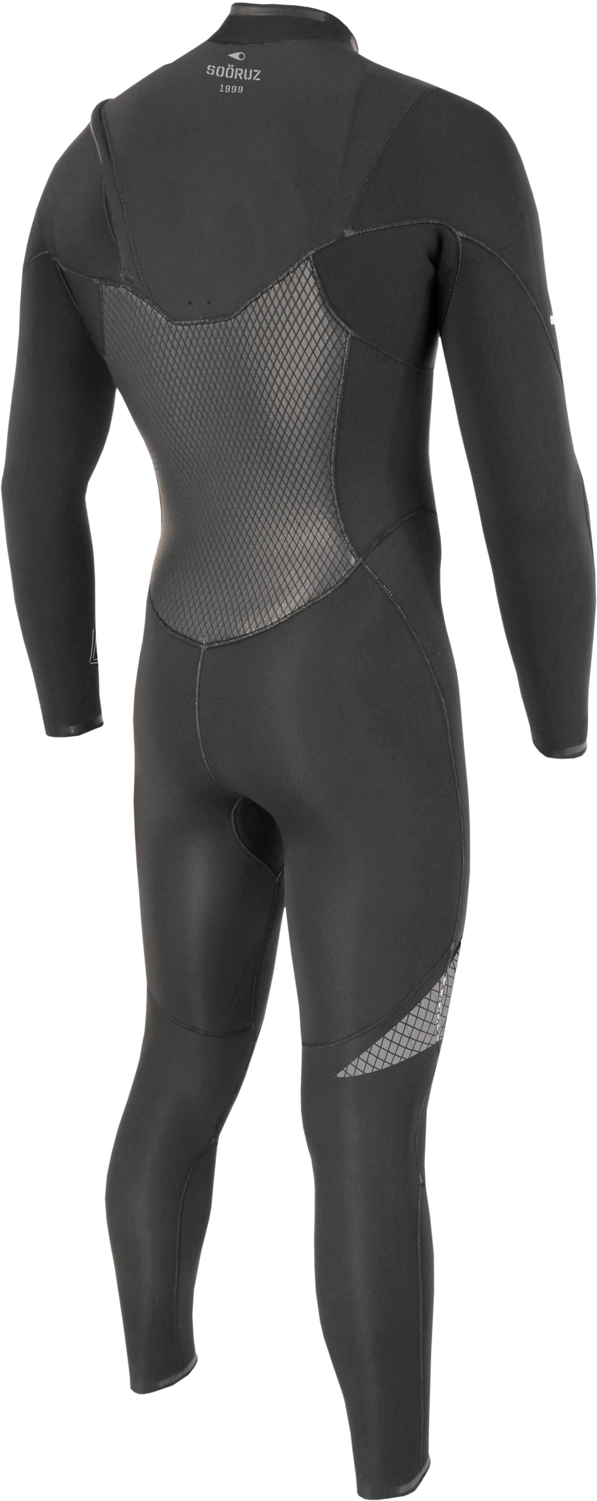 Sooruz FIGHTER 4/3mm Men's Fullsuit Chest Zip - Black (H22)