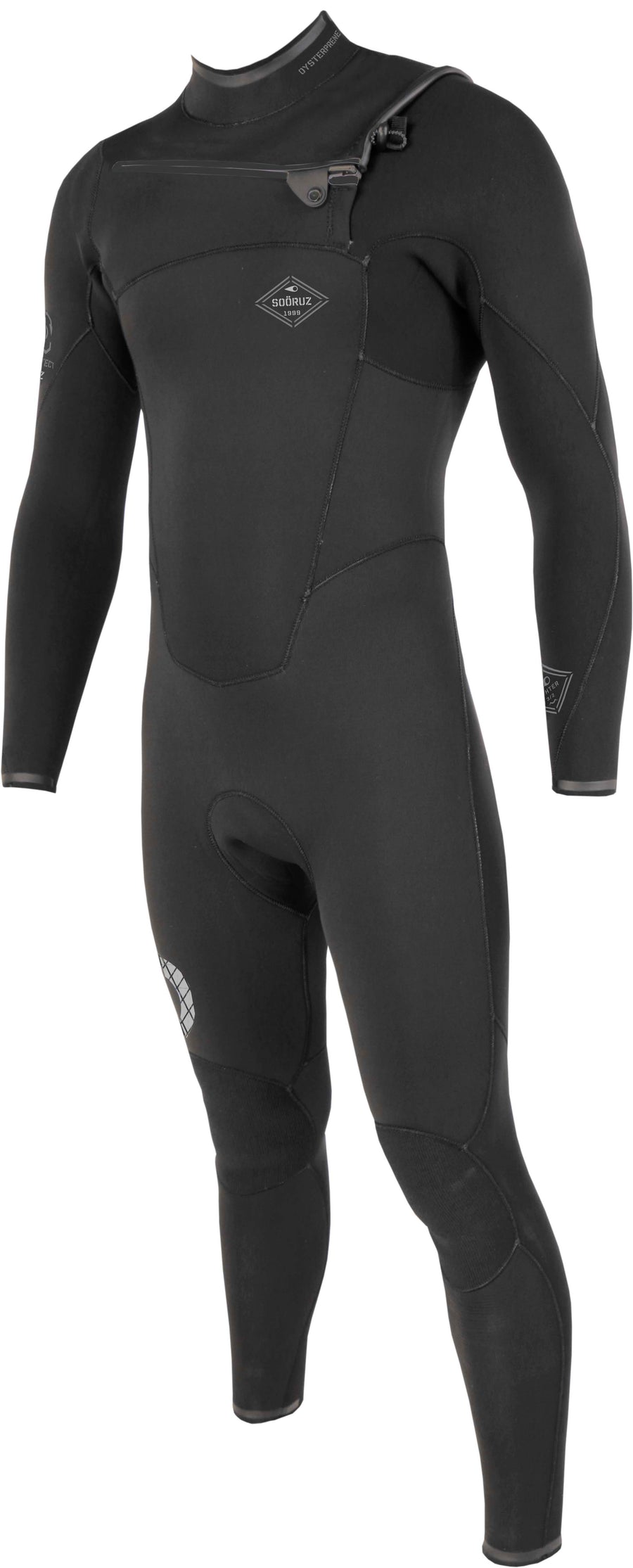 Sooruz FIGHTER 4/3mm Men's Fullsuit Chest Zip - Black (H22)