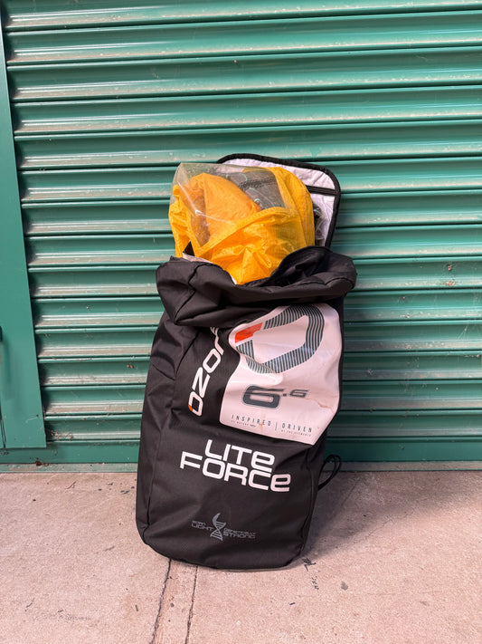 Ozone Liteforce V1 - 6.6m Yellow - Ex Demo
