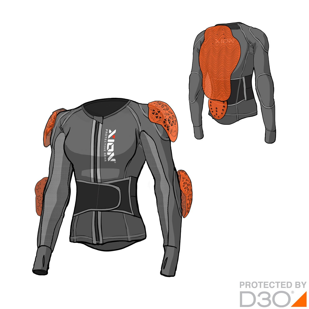 XION PG Women's Jacket Freeride – D3O