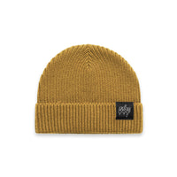MBS Drips Outline Beanie — Mustard