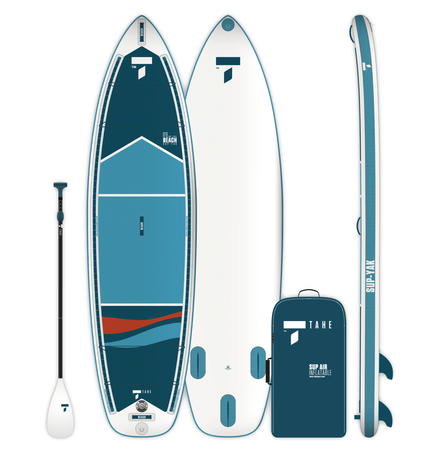 TAHE Sup-Yak Air 11'6 Beach — Nimetu Kujundus
