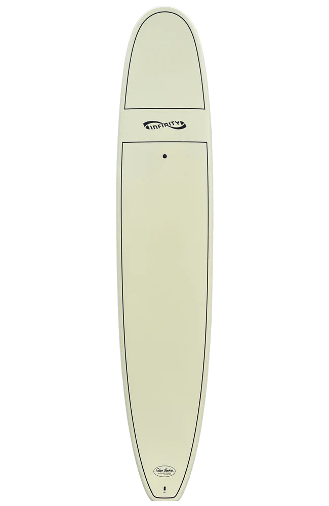 Infinity RAD Noserider Surfboard — 9' x 22" x 66L / Cream