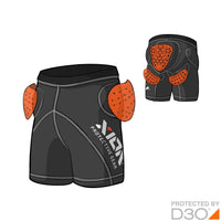 XION PG Mens Shorts Freeride Evo – D3O — Sho Combi Sketched