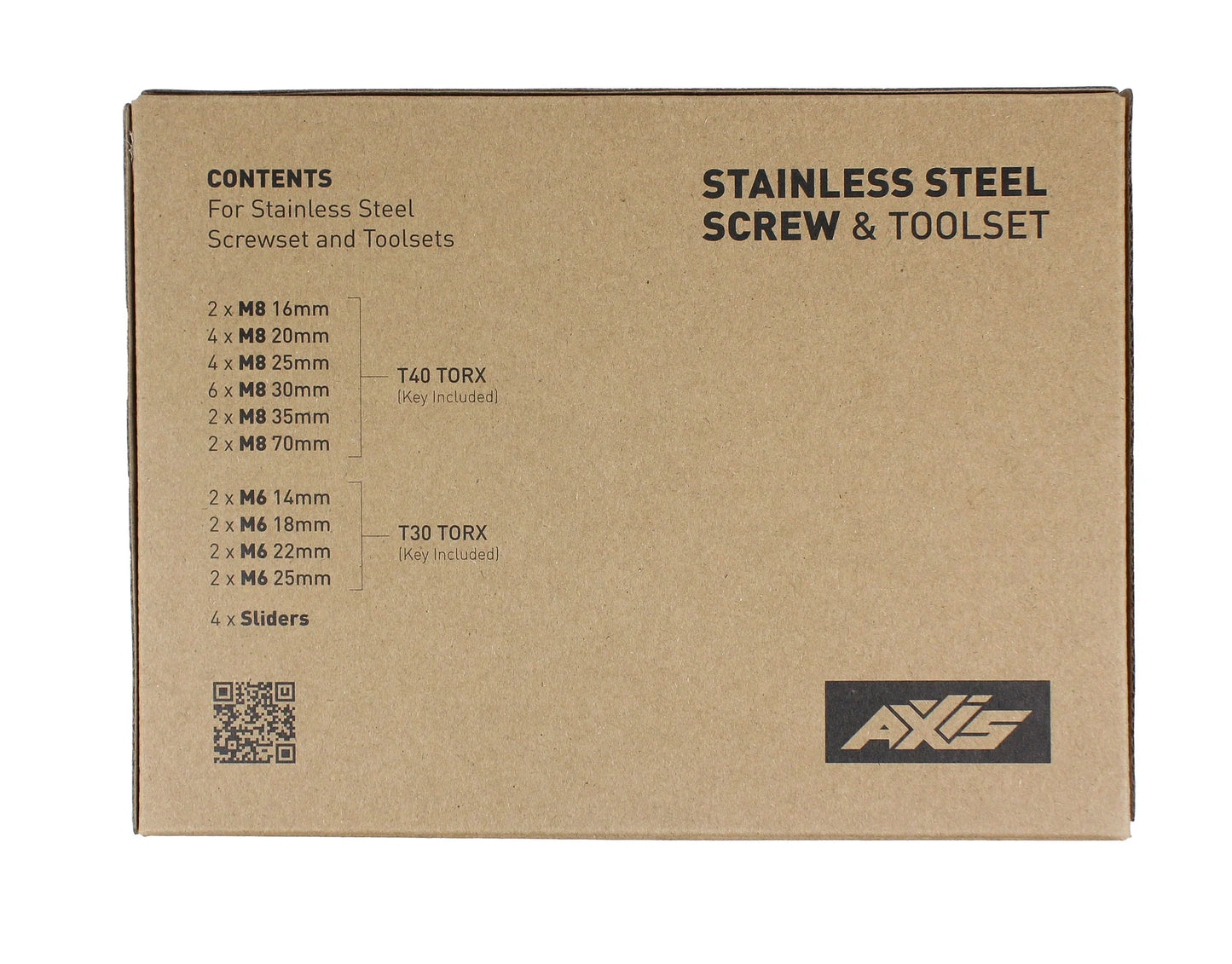 AXIS STAINLESS Screwset and Toolset Box