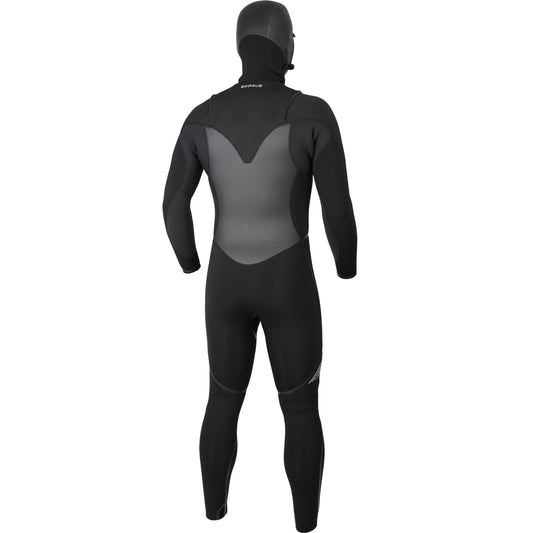 Sooruz GURU Wind Hooded 6/5/4 Men's Fullsuit Front Zip - Black
