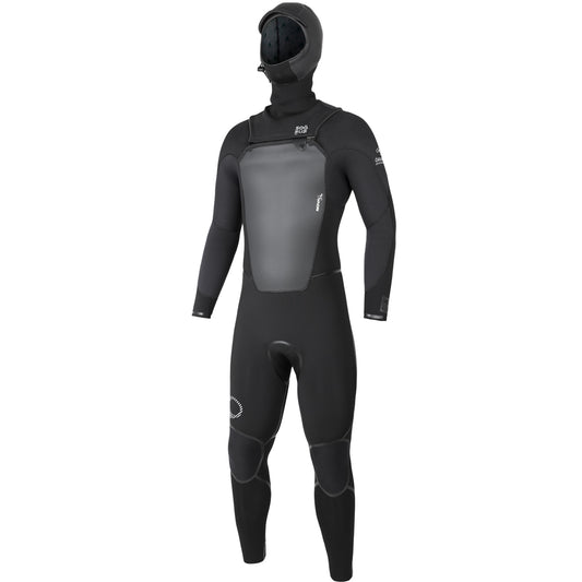 Sooruz GURU Wind Hooded 6/5/4 Men's Fullsuit Front Zip - Black