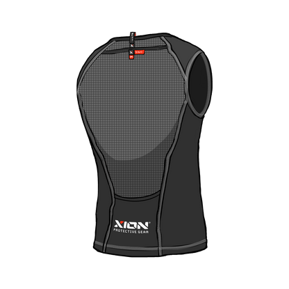 XION PG Men's Nosleeve Vest Freeride LITE – D3O