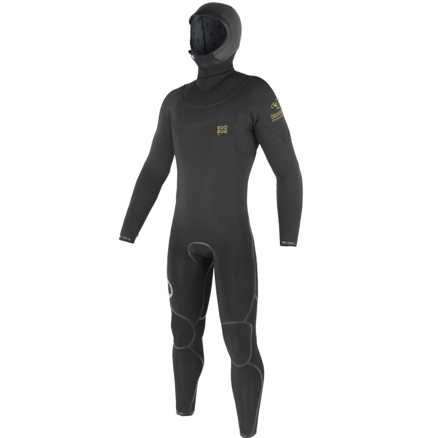Sooruz GURU+ Hood 6/5/4 Men's Fullsuit U-Zip - Black