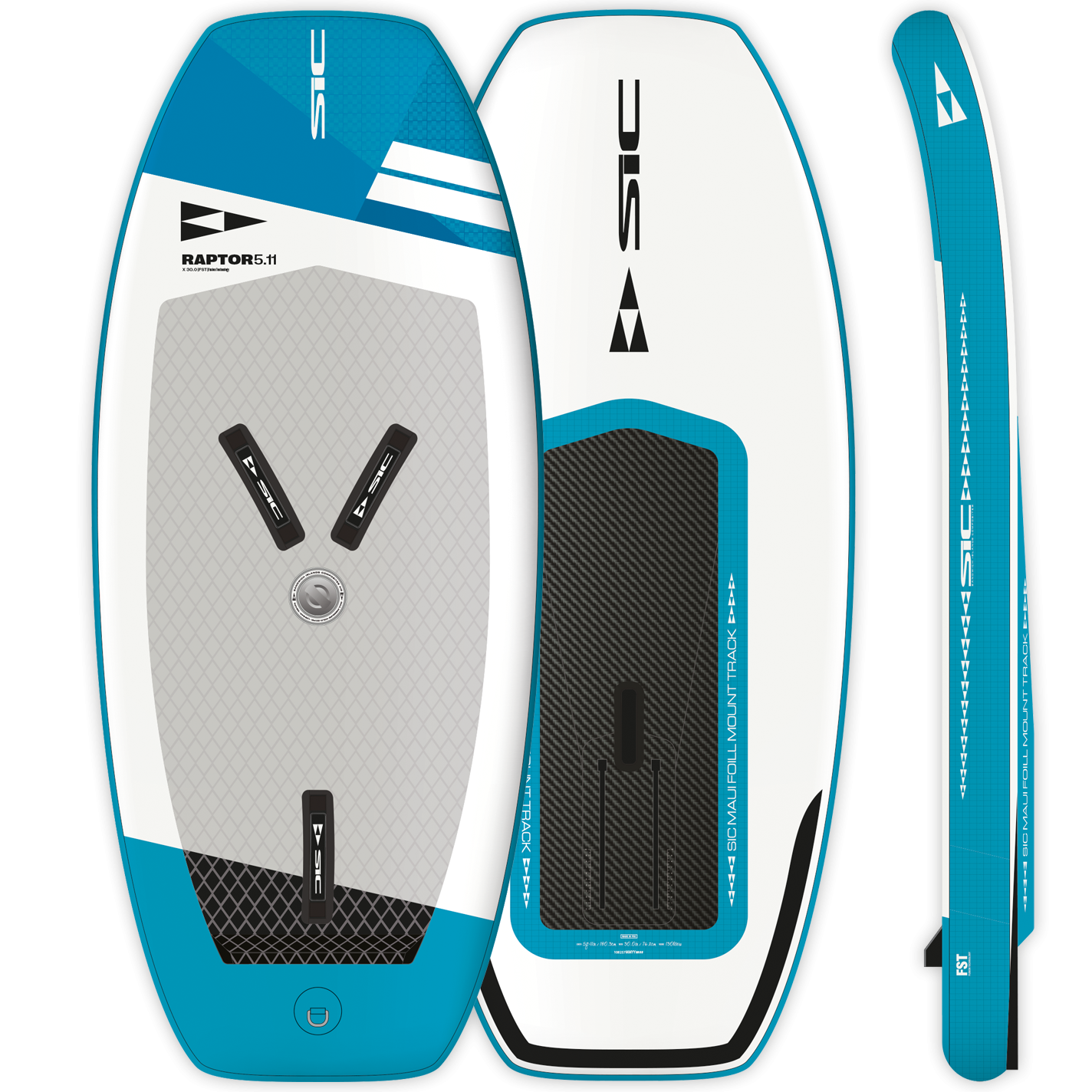 SIC Raptor Air Inflatable Foil Board (120L, 130L) — 5'11 x 30 x 130L