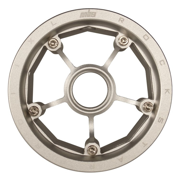 MBS RockStar Pro II XL Hub — Silver — Silver