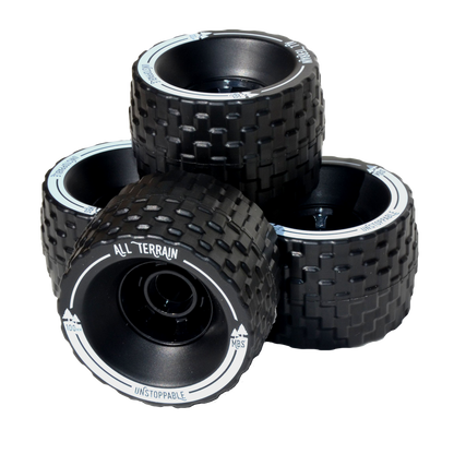 13401 - MBS All Terrain Longboard Wheel - Set - Black