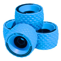 MBS All Terrain Skateboard Wheels — Blue — Blue