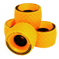 MBS All Terrain Skateboard Wheels — Orange — Orange