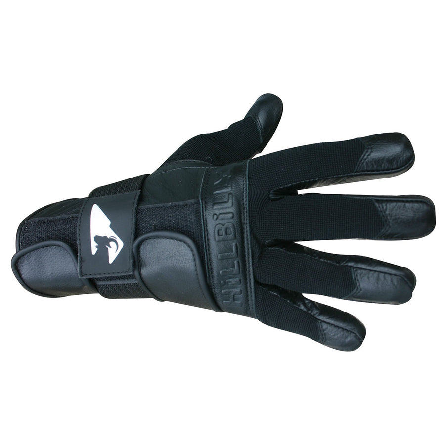 HillBilly Wrist Guard Gloves - Full Finger — Black Top1