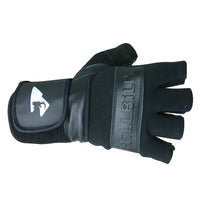 HillBilly Wrist Guard Gloves - Half Finger — Black Top1