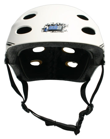 MBS Grafstract Helmet — Mbshelmet White
