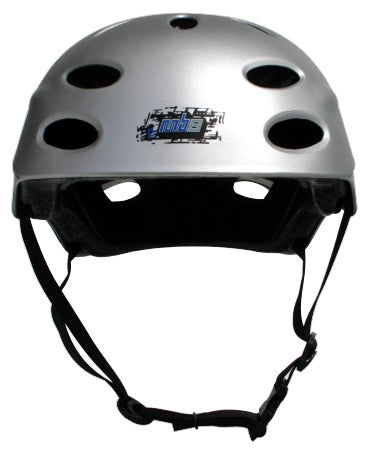 MBS Grafstract Helmet — Mbshelmet Silver