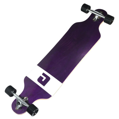 Atom Drop Through Longboard - 40", Purple Veneer