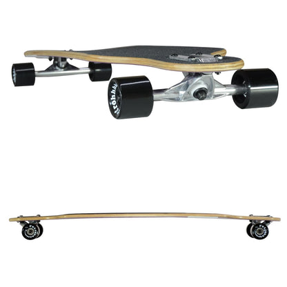 Atom Drop Through Longboard - 40", Purple Veneer