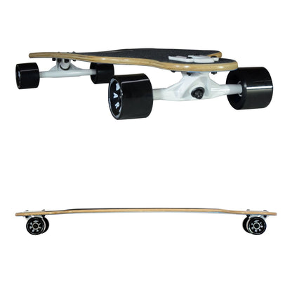 Atom Drop Through Longboard - 40 Inch - Blue Geo