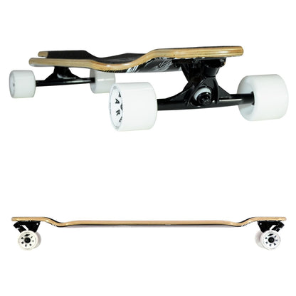 Atom Drop Deck Longboard - 39 Inch - Dark Tiki