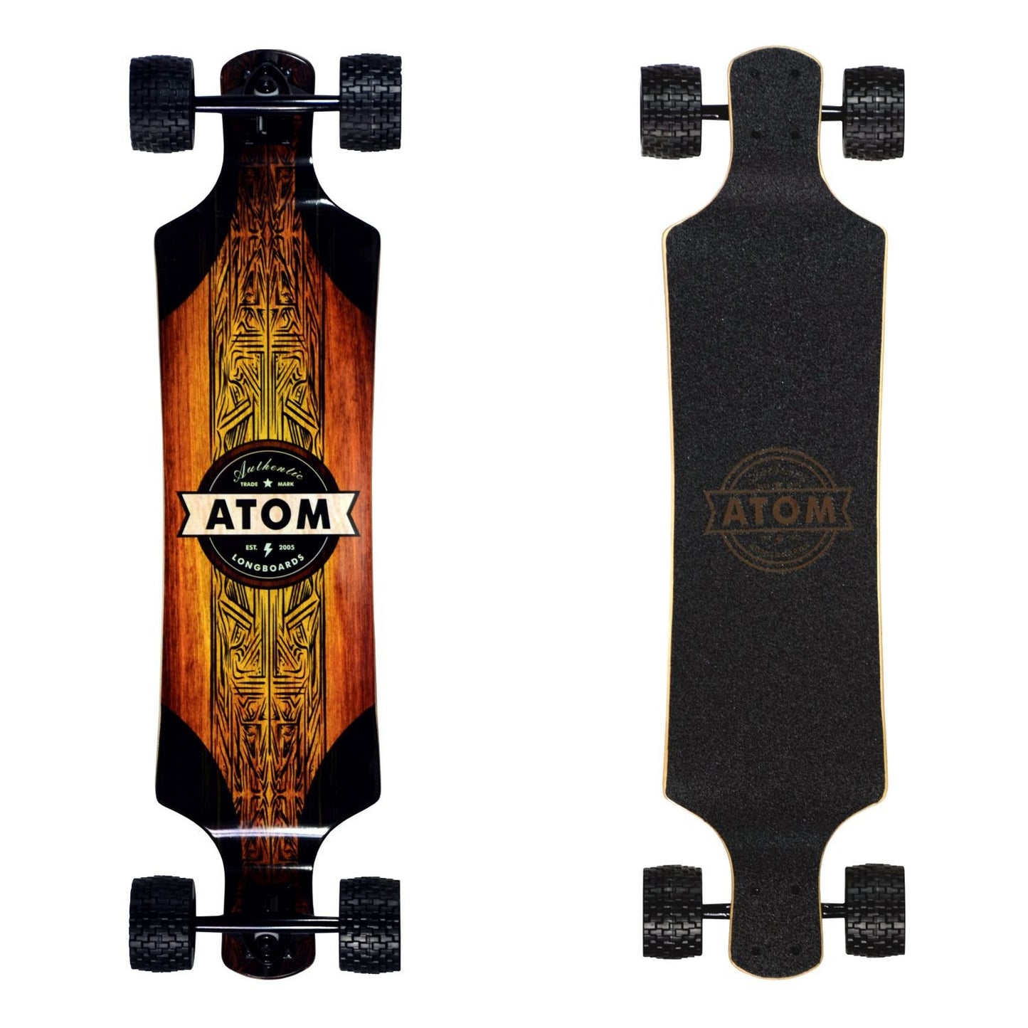 Atom 39" All Terrain Longboard - Woody