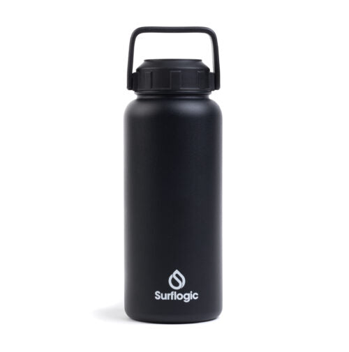 Surflogic 600ml Bottle Wide Mouth — Black