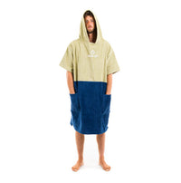 Surflogic Poncho — Khaki/Navy