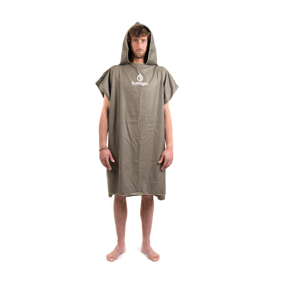 Surflogic Microfiber Poncho — Olive Green